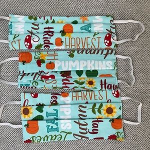 Trifold 2 layer 100% cotton masks